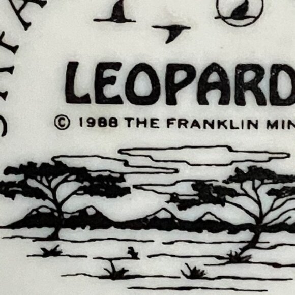 1988 Franklin Mint Safari Suprises Leopard - Picture 5 of 5